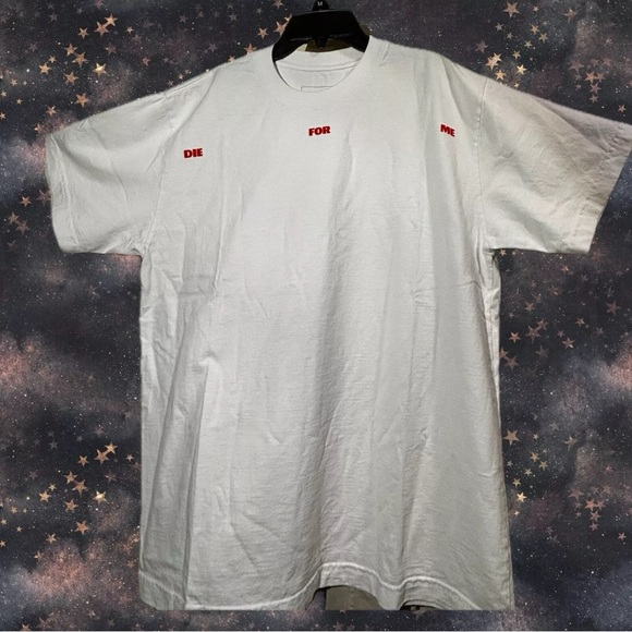 NWB/NWT• XO The Weekend ‘Die For You’ T-Shirt•Lightening Bolt Back•White Med - Picture 2 of 5